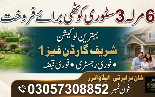 6 Marla Tripple story kothi for sale