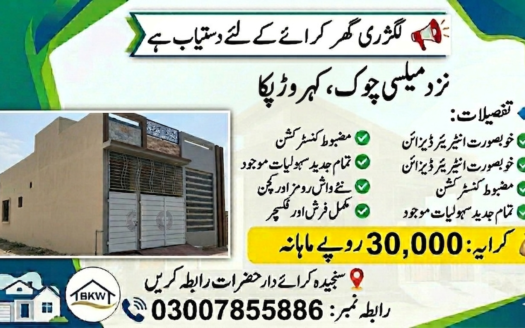 5 Marla house for rent