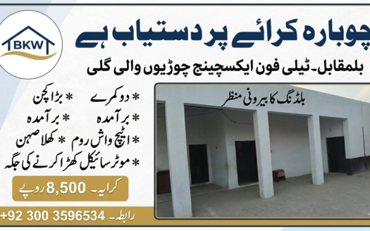 10 Marla upper portion for rent